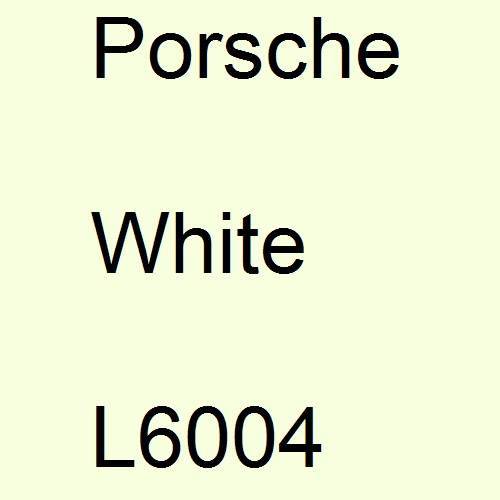 Porsche, White, L6004.