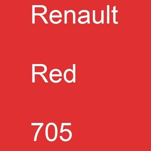 Renault, Red, 705.