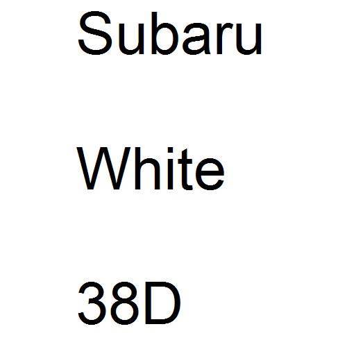 Subaru, White, 38D.