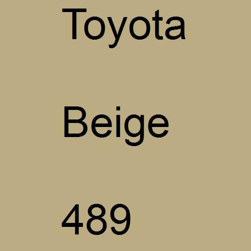 Toyota, Beige, 489.