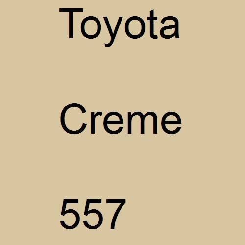 Toyota, Creme, 557.