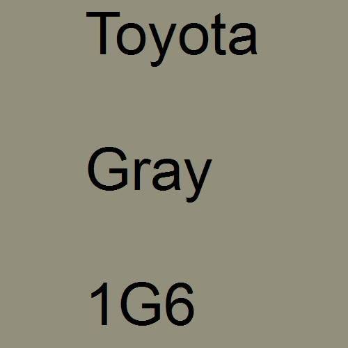 Toyota, Gray, 1G6.