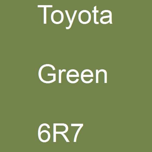 Toyota, Green, 6R7.