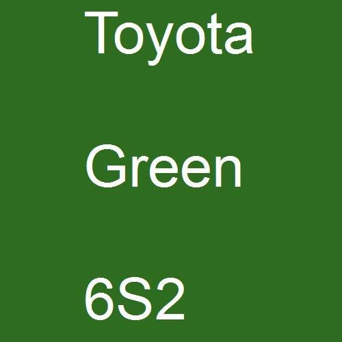 Toyota, Green, 6S2.