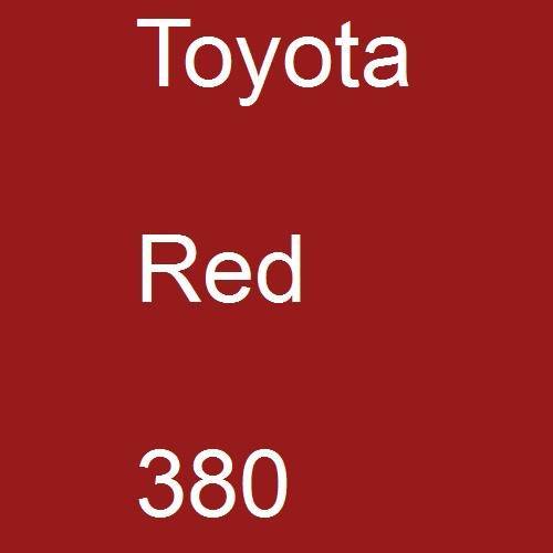 Toyota, Red, 380.