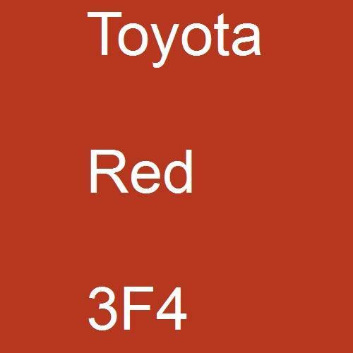 Toyota, Red, 3F4.