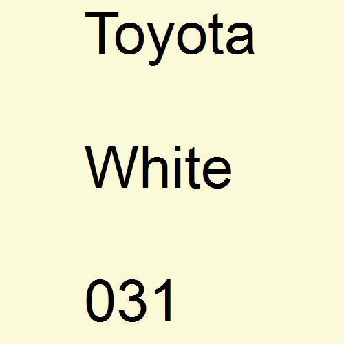 Toyota, White, 031.