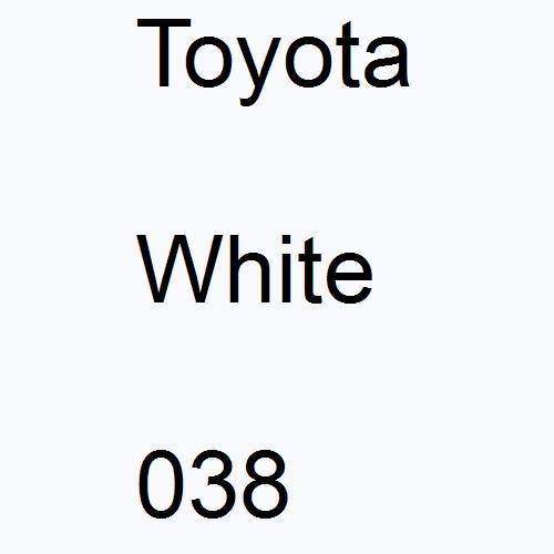 Toyota, White, 038.