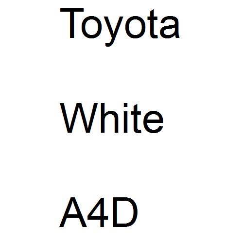 Toyota, White, A4D.