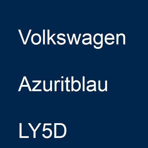 Volkswagen, Azuritblau, LY5D.