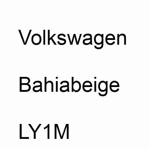 Volkswagen, Bahiabeige, LY1M.