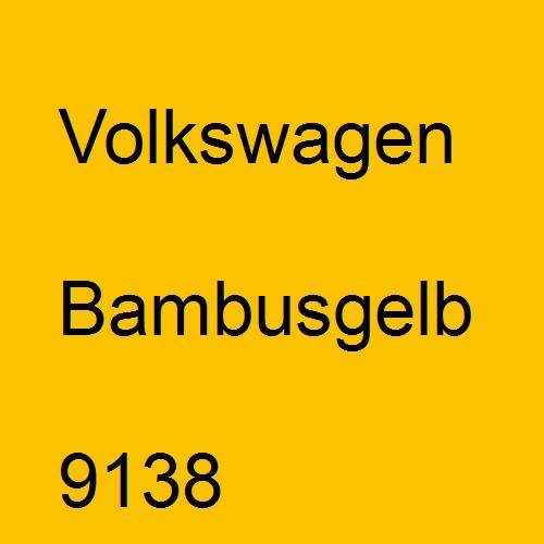 Volkswagen, Bambusgelb, 9138.