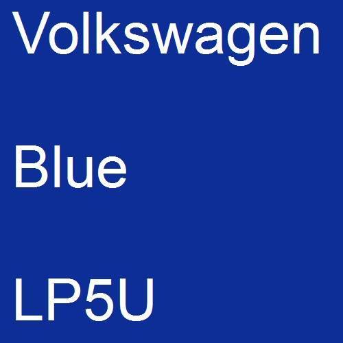 Volkswagen, Blue, LP5U.