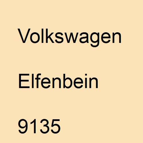 Volkswagen, Elfenbein, 9135.