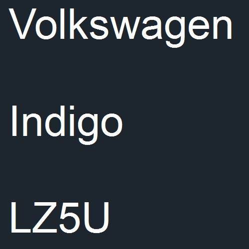 Volkswagen, Indigo, LZ5U.