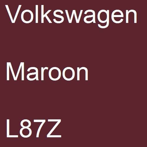 Volkswagen, Maroon, L87Z.