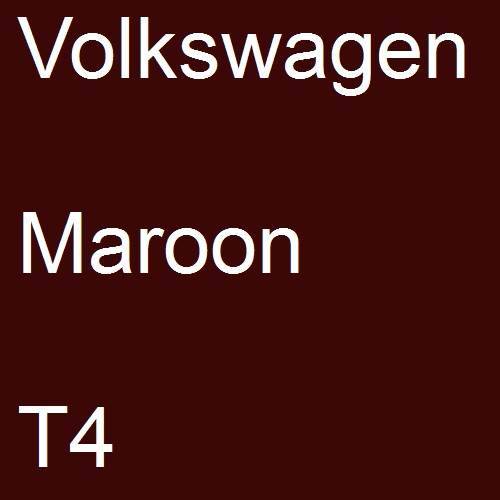 Volkswagen, Maroon, T4.