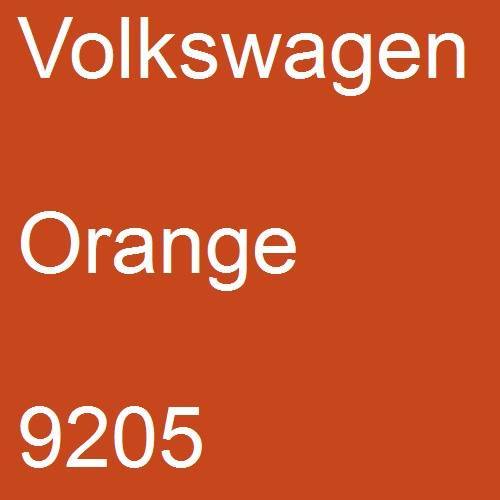 Volkswagen, Orange, 9205.