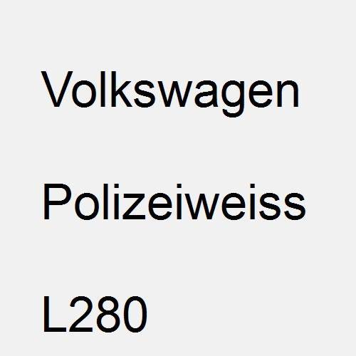 Volkswagen, Polizeiweiss, L280.