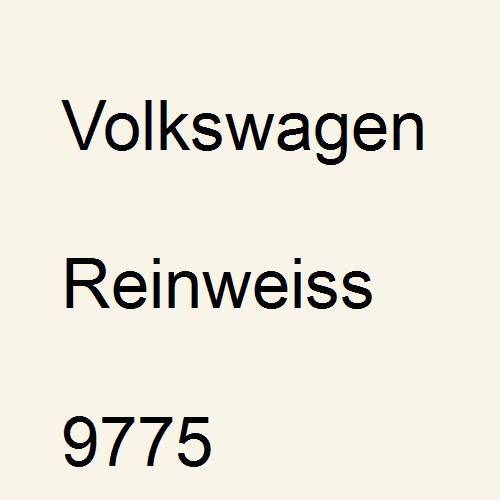 Volkswagen, Reinweiss, 9775.