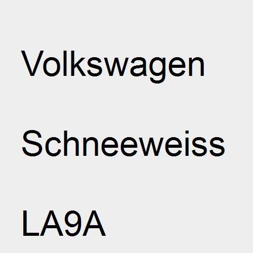 Volkswagen, Schneeweiss, LA9A.