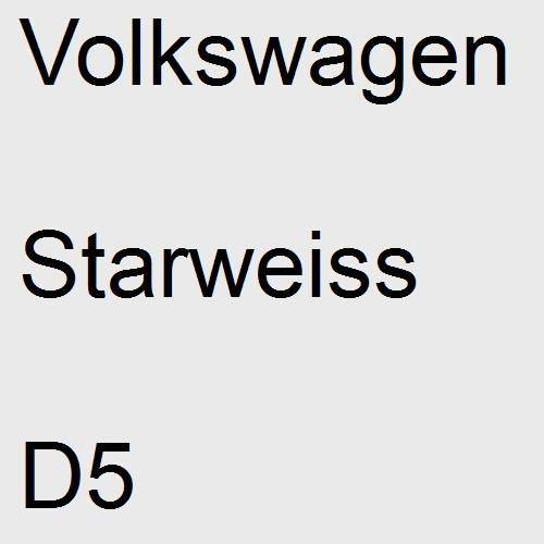 Volkswagen, Starweiss, D5.