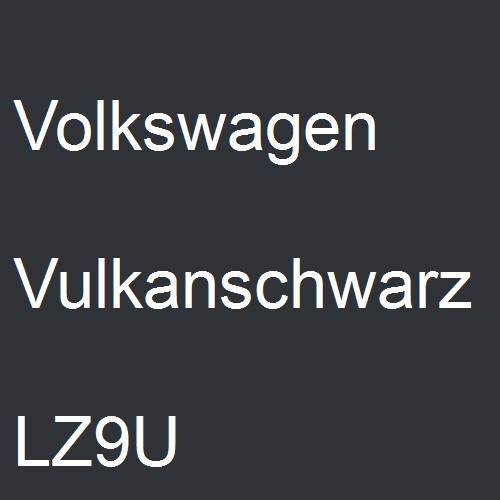 Volkswagen, Vulkanschwarz, LZ9U.