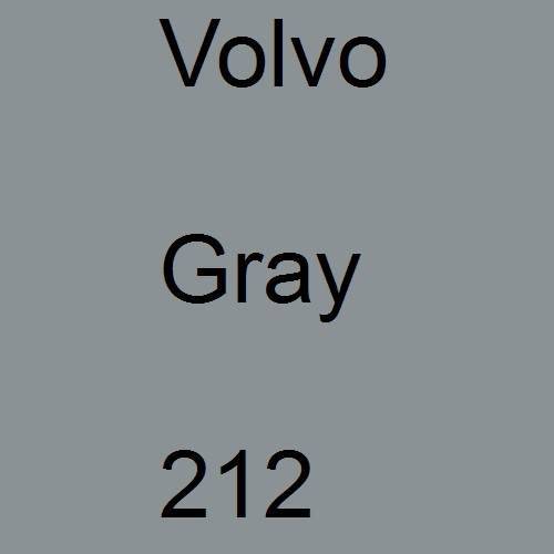 Volvo, Gray, 212.