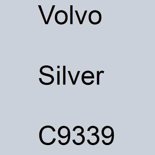 Volvo, Silver, C9339.