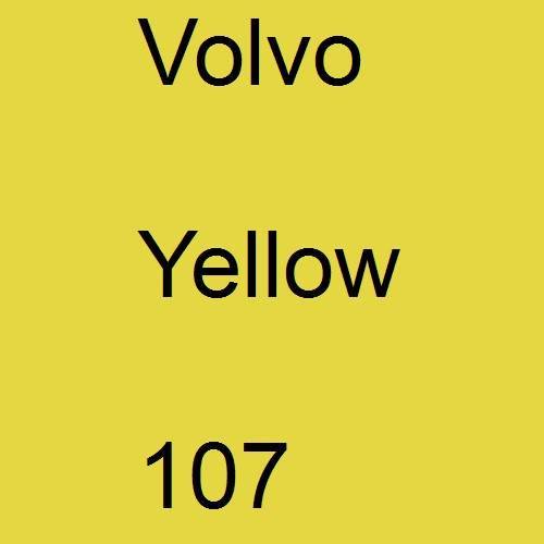 Volvo, Yellow, 107.