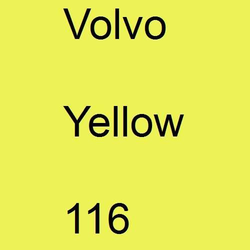 Volvo, Yellow, 116.