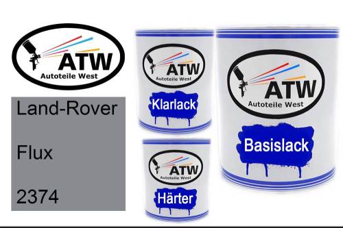 Land-Rover, Flux, 2374: 1L Lackdose + 1L Klarlack + 500ml Härter - Set, von ATW Autoteile West.