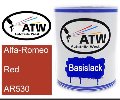 Alfa-Romeo, Red, AR530: 1L Lackdose, von ATW Autoteile West.