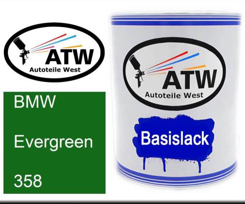 BMW, Evergreen, 358: 1L Lackdose, von ATW Autoteile West.