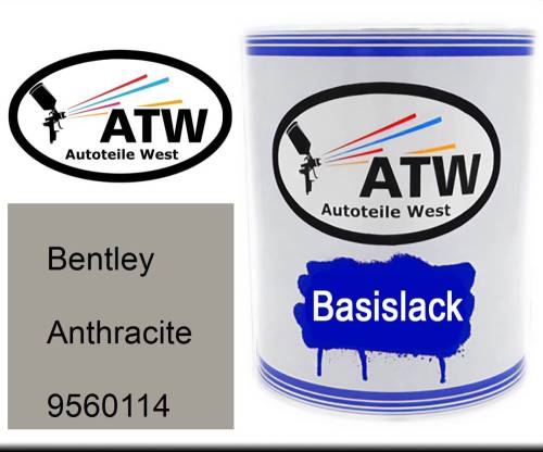 Bentley, Anthracite, 9560114: 1L Lackdose, von ATW Autoteile West.