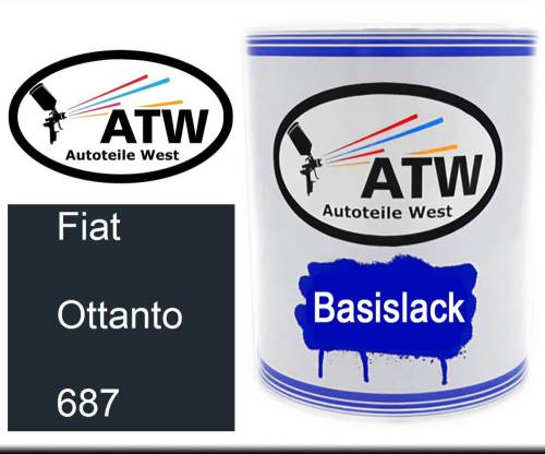 Fiat, Ottanto, 687: 1L Lackdose, von ATW Autoteile West.