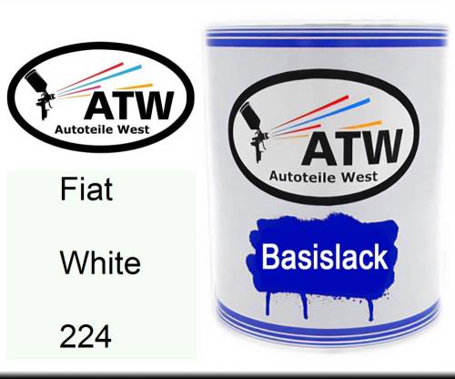 Fiat, White, 224: 1L Lackdose, von ATW Autoteile West.