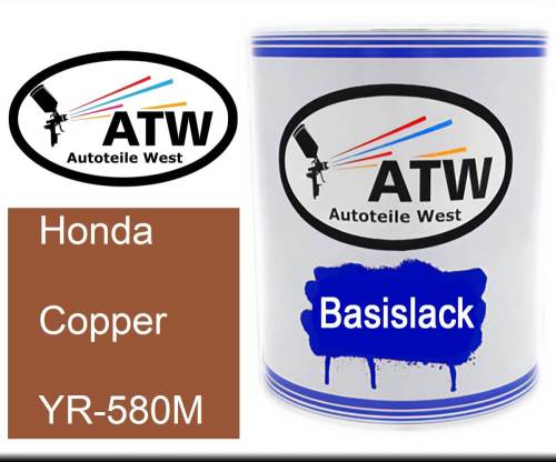 Honda, Copper, YR-580M: 1L Lackdose, von ATW Autoteile West.