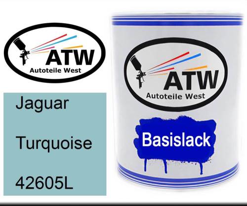 Jaguar, Turquoise, 42605L: 1L Lackdose, von ATW Autoteile West.