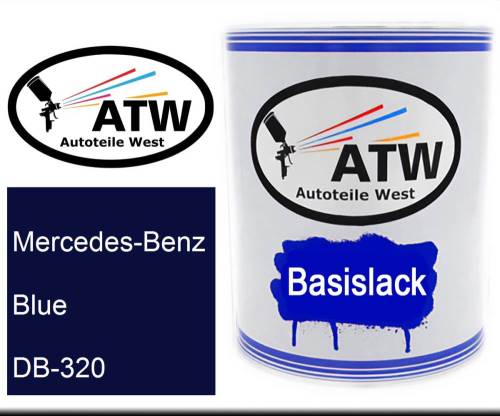 Mercedes-Benz, Blue, DB-320: 1L Lackdose, von ATW Autoteile West.