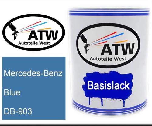 Mercedes-Benz, Blue, DB-903: 1L Lackdose, von ATW Autoteile West.