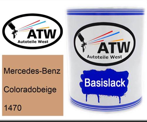 Mercedes-Benz, Coloradobeige, 1470: 1L Lackdose, von ATW Autoteile West.