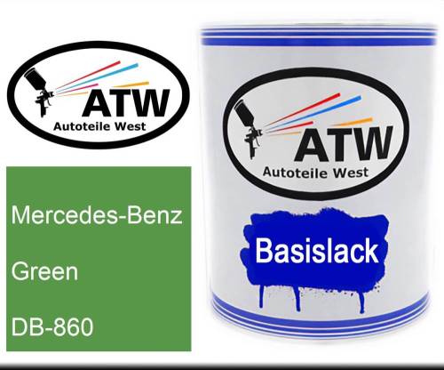 Mercedes-Benz, Green, DB-860: 1L Lackdose, von ATW Autoteile West.