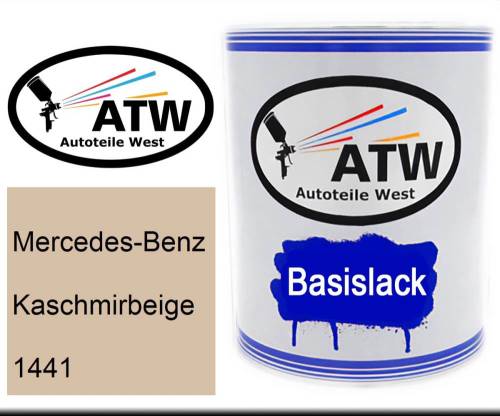 Mercedes-Benz, Kaschmirbeige, 1441: 1L Lackdose, von ATW Autoteile West.