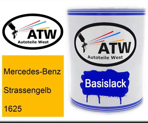 Mercedes-Benz, Strassengelb, 1625: 1L Lackdose, von ATW Autoteile West.