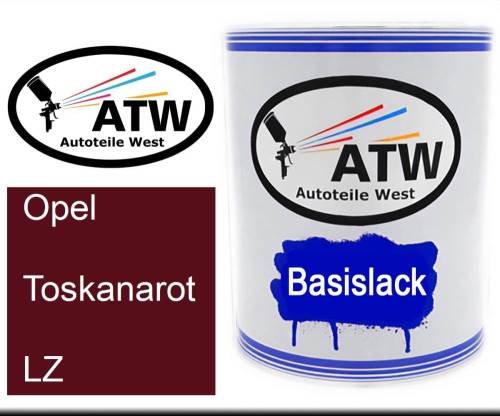 Opel, Toskanarot, LZ: 1L Lackdose, von ATW Autoteile West.