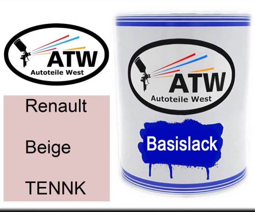 Renault, Beige, TENNK: 1L Lackdose, von ATW Autoteile West.