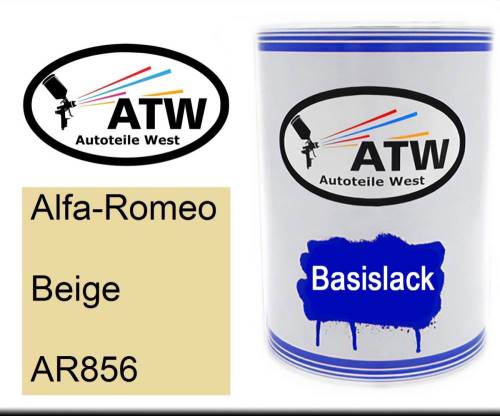 Alfa-Romeo, Beige, AR856: 500ml Lackdose, von ATW Autoteile West.