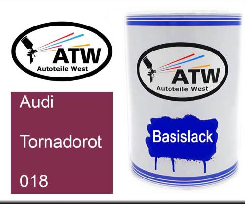 Audi, Tornadorot, 018: 500ml Lackdose, von ATW Autoteile West.