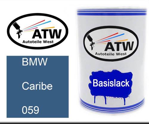 BMW, Caribe, 059: 500ml Lackdose, von ATW Autoteile West.